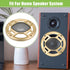 ACROPIX 5" Car Speaker Grills Cover Mesh Round 5 Inch Audio Speaker Subwoofer Guard Protector Case with Mounting Screws Iron Gold Tone Black - Pac...