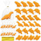24 Pcs Mini Chicken Dinosaur Nuggets Keychain Bulk Plush Chicken Dino Nugget Keychain Party Favors Stuffed Dinosaur Toy Keychain for Kids Gifts Bi...