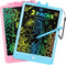 Drawing Tablet, 2pack Lcd Writing Tablet for Kids, Colorful Toddler Doodle Board, Erasable Reusable Electronic Drawing Pads, Educational and Learn...