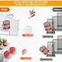 3 Tier Spice Rack Organizer - Expandable 3-Level Seasoning & Spice Organization for Cabinet, Pantry, Kitchen Countertop - Adjustable Length with S...