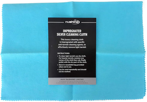 Nushine Impregnated Silver Cleaning Cloth (Large 44 x 31.5cm)...