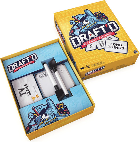 Draft’d, a Drafting Game for Everyone, Party Game, Night Game for College, Bachelorette Party Game, Happy Hour, Family Game Night, for Ages 14+...