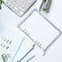 STOBOK A6 Binder Cover 6-Ring Clear Transparent PVC Notebook Folder Cover with Zipper Closure Loose Leaf Binder Protector for Meeting Travel Offic...