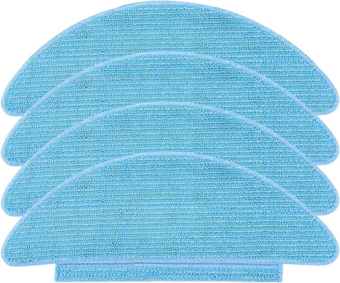 4 Pack Replacement Vacuum Mop Cloth Pads for Lubluelu SL60D SG60 SL61 Robotic Vacuum Cleaner, Reusable Cleaning Floor Microfiber Soft Pad...