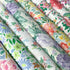 8pcs 18 x 22inches (46x56cm) Floral Cotton Fabric Small Flower Pattern Pre-Cut Quilt Squares Fat Quarters Fabric Bundles for Sewing and Quilting...