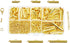 Mandala Crafts Gold Seed Beads Sliders Clasps for Jewelry Making Bead Looms - 600 PCs Slide Connectors Bars End Clasp Tubes Caps Jewelry Finding K...
