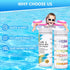 Pool Test Strips for Above Ground Pool: 150 Counts 6 in 1 Pool Spa Test Strips for Hot Tub Swimming Pool Test Kit Testing Chlorine, pH, Bromine, A...