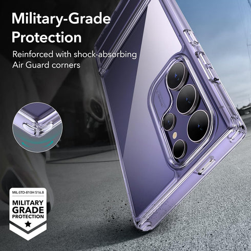 ESR for Samsung Galaxy S24 Ultra Case, Kickstand S24 Ultra Cover with 3 Stand Modes, Military-Grade Drop Protection, Shockproof Slim Phone Case wi...
