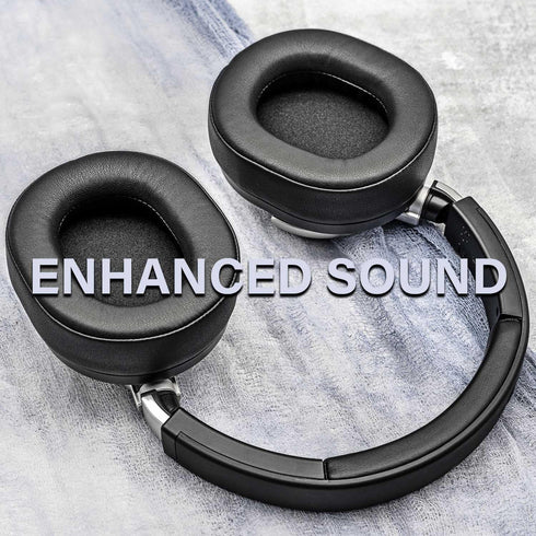 ATH M70X Ear Pads - TRANSTEK Replacement Ear Cushion Compatible with ATH-M70X Headphones I Thicker Memory Foam (Protein Leather)...