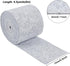 BENECREAT 19.7ftx5.5" Felt Fabric Craft Silver Nonwoven Felt Roll Padding Felt Fabric for Cushion, DIY Craft, Patchwork Sewing, 3mm Thick...