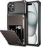 Vofolen for iPhone 15 Plus Case with Card Holder, Dual Layer Heavy Duty Shockproof Wallet Case, Hidden Flip 4-Card Slot Protective Hard Back Cover...