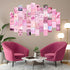 WOONKIT Pink Aesthetic Pictures, Collage Kit for Wall, Pink Room Wall Bedroom Dorm Decor, Room Decor for Teen Girls, Trendy 50pcs 4x6 inch...