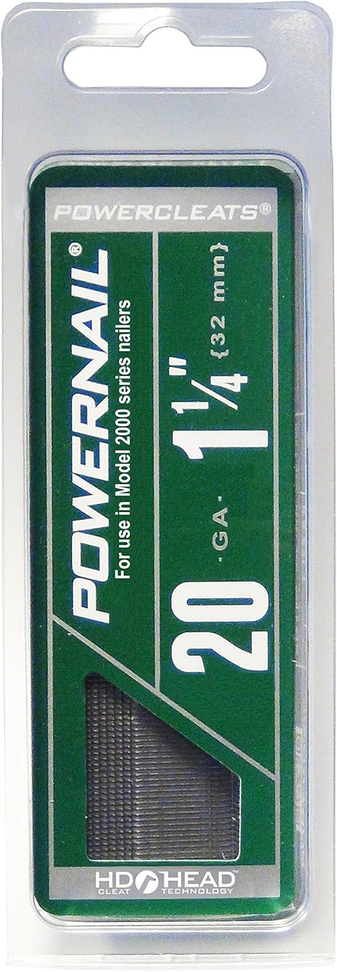 Powernail L12520 20 Gauge 1-1/4 Inch Length HD L-Cleat Nail for Hardwood & Engineered Flooring (Box of 1000)...