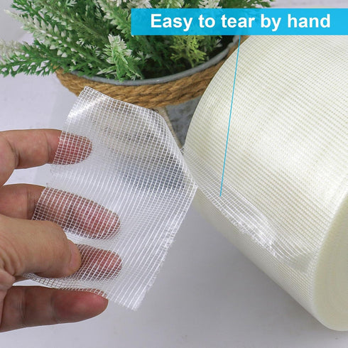BOMEI PACK Duct Tape Clear 4 Inch x 60 Yards,Wide Roll Duct Clear,Heavy Ducty Transparent Strapping Tape,Waterproof,Residue Free,Flexible,Tear by ...