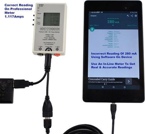 Proxicast Premium 8mm Extra Long Tip USB 2.0 Micro-USB Male - to - USB A Male Cable - 6 ft Length - Heavy 22 AWG Gauge - Fast Charge + Data for Th...