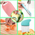 9 Pcs Montessori Kitchen Tools for Toddlers?Kid Safe Knives Cooking Set, Kids Cooking Sets Real?Serrated Edges Toddler Knife Kids Knives for Cooki...