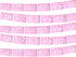 Mexican Banner Flags Light Pink Papel Picado Over 60 feet Long, Pastel Pink tissue PAPER garland decorations for all occasions, Weddings, Quincean...