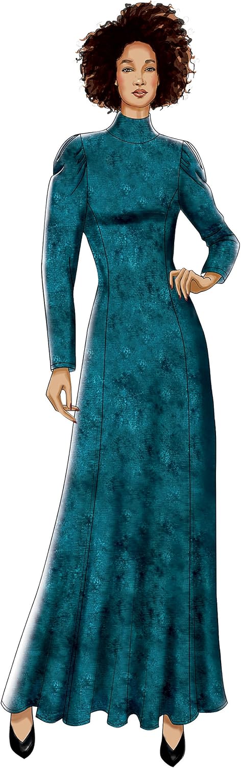 Vogue Patterns Dress Misses' Petite Knit, 14-16-18-20-22", Red...