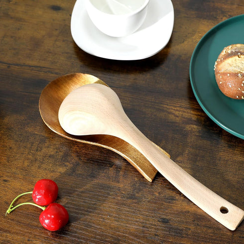 Wooden Spoon holder, Boho Spoon Rest for Stove Top Spatula Holder Wood Spoon Rest Larger Farmhouse Utensil Rest for Kitchen Counter Decoration Bam...