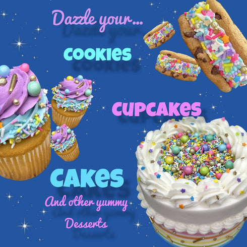 Manvscakes, pink sprinkles, valentines, cake sprinkles, gluten free, cookies, chocolate, fondant, princess topping, ice cream, edible, dessert dec...