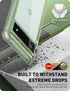 i-Blason Ares Series Designed for Google Pixel 6 Case (2021), Dual Layer Rugged Clear Bumper Case Without Built-in Screen Protector (MintGreen)...