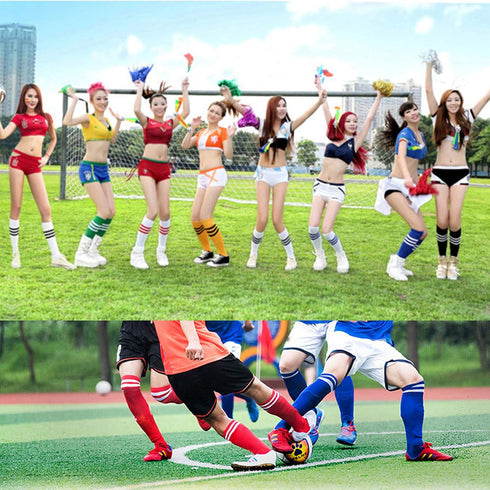 Neon Knee High Socks, 8 Pairs Striped Tube Sock Athletic Baseball Basketball Dance Neon Colored Soccer Socks for Adult Girls Women Youth, 8 Colors...