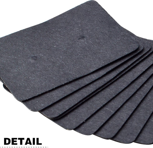 300pcs Black Earring Display Cards Rectangle Small Blank Paper Ear Studs Price Label Tag Cards Jewelry Cards Hanging Holder for Handmade Packing A...