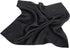 Fine Black 100% Silk Pocket Square for Men Full-Sized 17"x17"...