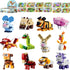 Party Favors for Kids Goodie Bags,12PCS Mini Building Blocks Animal, Building Sets Stem Toys, Assorted Building Blocks Sets for Birthday Party Gif...