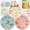 KLOSN 3 Sets Embroidery Kit for Beginners Adults with Stamped Flower Patterns, Needlepoint Kits for Adults, Cross Stitch Kits for Beginner kids in...