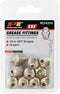 Performance Tool W54258 1/4-Inch NPT Straight Grease Fitting, 10 Pack...