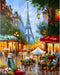 NEWENMO Paint by Numbers for Adults Street Landscape, Paint by Numbers Tower On Canvas without Frame, DIY Oil Painting Perfect for Beginner, Hobbi...