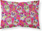 Caroline's Treasures BB5115PILLOWCASE Day of The Dead Pink Fabric Standard Pillowcase Lightweight Super Soft Easy Care Decorative Artwork Pillowca...
