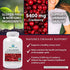 Nature's Lab Cranberry 5400mg – Supports Urinary Tract Health* – Non-GMO Verified, Vegan, Gluten Free – 90 Capsules (3 Month Supply)...