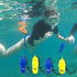 Cylinder Dry Box with Lanyard - Waterproof Container, Watertight Key Pouch Holder - For Snorkeling, Boat, Kayak and Water Activities (Blue, Small)...