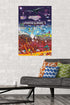 Trends International Minecraft - World Beyond Wall Poster, 22.375" x 34", Poster & Mount Bundle...