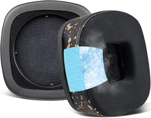 SOULWIT Cooling Gel Replacement Ear Pads Cushions for Marshall Major I/II/III/IV ANC Bluetooth Wireless/Wired Headphones, for Major 1/2/3/4 Headse...