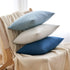 MIULEE Pack of 2 Decorative Linen Burlap Coastal Pillow Covers Farmhouse Boho Accent Pillowcases for Sofa Car Couch Bedroom Living Room Decor 16x1...