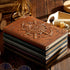 Vintage PU Leather 3D Relief Nautical Notebook - 160 Pages A5 8.3x5.6 inches - Diary and Writing Journal,for Women Men (Brown)...