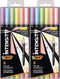 BIC Intensity 12-Pack Dual-Tip Coloring Felt Pens with 0.7mm Fine Tip and Flexible Brush in Pastel Tones...