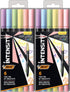 BIC Intensity 12-Pack Dual-Tip Coloring Felt Pens with 0.7mm Fine Tip and Flexible Brush in Pastel Tones...