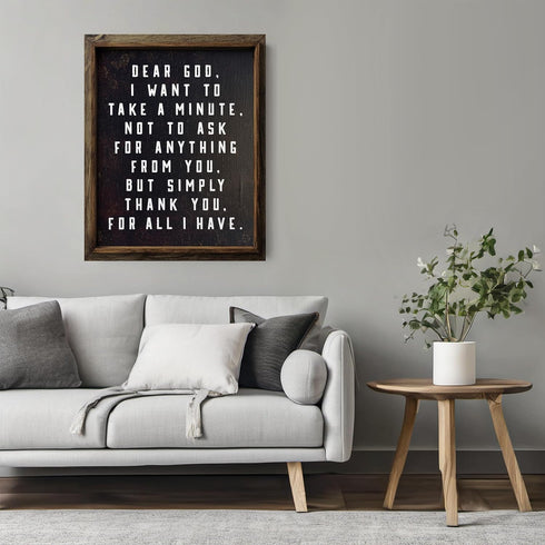 Posterizer 1 pcs-thank you for all i have prayer-Religious Posters-Motivational & Inspirational Art-Gifts for Christians-Decor for Church, Sunday ...