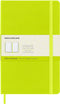 Moleskine Classic Notebook, Hard Cover, Large (5" x 8.25") Plain/Blank, Lemon Green, 240 Pages...