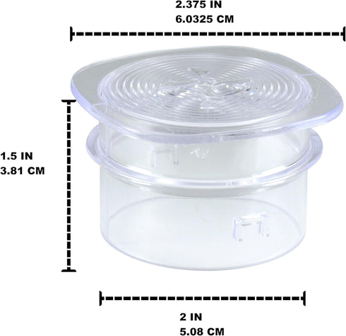 Univen Blender Lid Filler Cap Compatible with Oster and Osterizer Blenders Jar Lids with 2" (5cm) Hole THIS IS NOT A UNVERSAL PART Only fits in ho...