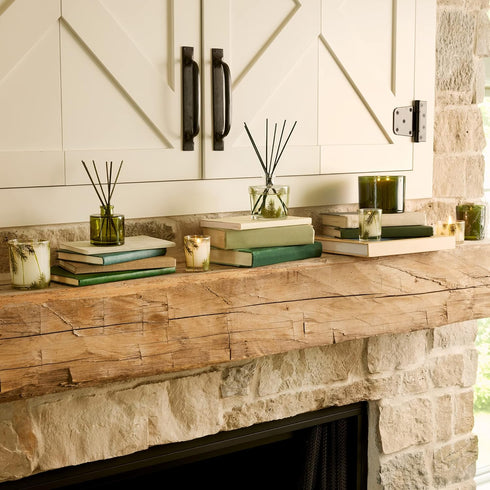 Thymes Frasier Fir Pine Needle Candle – Holiday Candles for Home Scented with Notes of Crisp Siberian Fir, Cedarwood & Sandalwood – Christmas Deco...