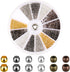 3000 Pcs Crimping Beads Kit for Jewelry Making, 1.5mm/2mm Mini Copper Seed Beads Multicolor Round Metal Spacer Beads Jewelry Findings for Bracelet...