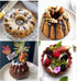 4 Inch Fluted Cake Pan, 4 Packs Carbon Steel Bundt Pan Reusable Nonstick Small Pie Cup Baking Bakeware for Toaster Oven Fryer Insta Pot,Cakes Tart...