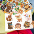 24 Sheets 8.3''×5.9'' Make Your Own Jungle Animal Stickers for Toddlers Kids Party Favors, Make a Face Stickers for Kids Activities Supplies Craft...