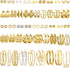 FAXHION 36 Pairs Gold Hoop Earrings Set for Women, Fashion Chunky Gold Hoop Earrings Multipack, Hypoallergenic Pearl Chain Twisted Statement Earri...