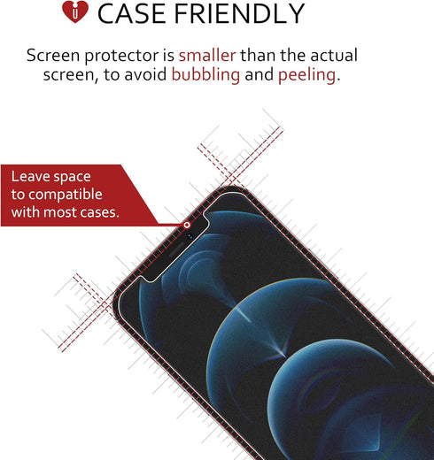 iCarez Matte Screen Protector for iPhone 12 /iPhone 12 Pro (2020) 6.1-Inches, 3-Pack Anti-glare...